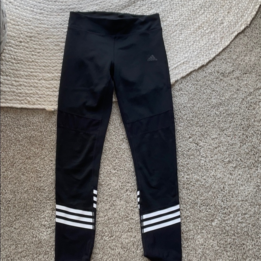 black adidas leggings